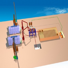 ​20Ton  Waste Tyre Pyrolysis To Oil Plant