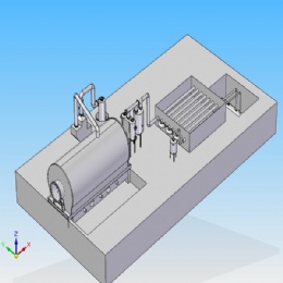 5Ton Waste Tyre Pyrolysis Line